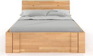 Manželská posteľ 180 cm Naturlig Tosen High Drawers (buk). Vlastná spoľahlivá doprava až k Vám domov. 800215