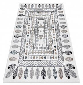 Detský kusový koberec Pre indiánov krémovo biely 160x220cm