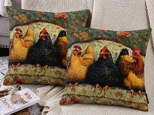 XPOSE® Set obliečok na vankúš SLIEPKY (digitálna tlač) 43x43 cm - set 2ks