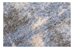 Kusový koberec shaggy Kerem krémovo modrý 140x200cm