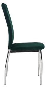 Jedálenská stolička Don Juan NEW (smaragdová + chróm). Vlastná spoľahlivá doprava až k Vám domov. 1028866