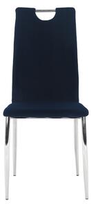 Jedálenská stolička Don Juan NEW (modrá + chróm). Vlastná spoľahlivá doprava až k Vám domov. 1028868