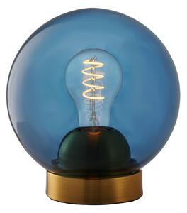 Halo Design 743261 stolná lampa Bubbles modrá, ø18cm
