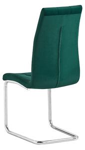 Jedálenská stolička Farando NEW (smaragdová + chróm). Vlastná spoľahlivá doprava až k Vám domov. 1028874