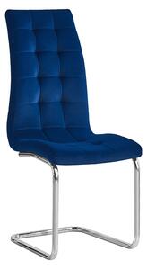 Jedálenská stolička Farando NEW (modrá + chróm). Vlastná spoľahlivá doprava až k Vám domov. 1028876