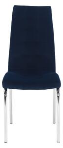 Jedálenská stolička Harison NEW (modrá + chróm). Vlastná spoľahlivá doprava až k Vám domov. 1028880