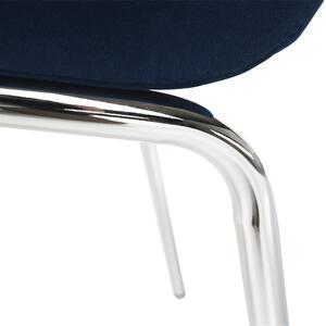 Jedálenská stolička Harison NEW (modrá + chróm). Vlastná spoľahlivá doprava až k Vám domov. 1028880