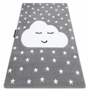 Detský kusový koberec Mráčik sivý 80x150cm