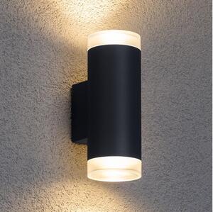 Brilagi - Vonkajšie nástenné svietidlo MATERA 2xGU10/30W/230V antracit IP54