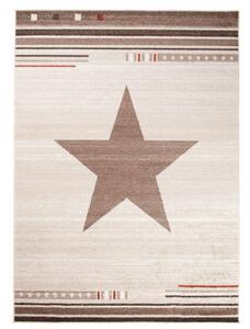Kusový koberec Hviezda krémový 2 120x170cm