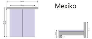 Čalúnená posteľ Mexico 180x200, šedá, vrátane matraca