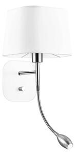 NOVA LUCE Elegantní nástěnná lampa Montato s LED diodou na flexibilním rameni