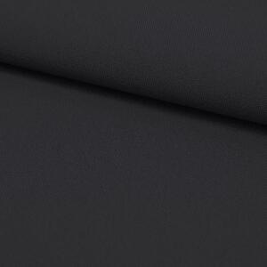 Jednofarebná látka Panama stretch MIG61 grafitová, šírka 150 cm