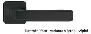 Dverné kovanie TWIN INNER FREE P660 bez výplne (CM), kľučka-kľučka, Otvor pre obyčajný kľúč BB, Twin CM (čierny mat)