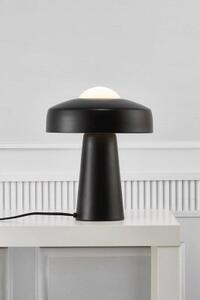NORDLUX Minimalistická stolní lampička Nordlux Time - černá, černý kabel