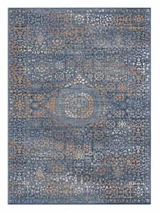 Vlnený kusový koberec Hamid modrý 80x150cm