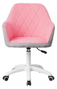 Kancelárska stolička Senta (ružová + sivá). Vlastná spoľahlivá doprava až k Vám domov. 1033936