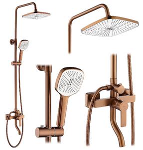 Rea Argus, sprchový set s vaňovou výlevkou, medená matná, REA-P3001