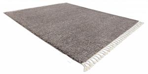 Kusový koberec Shaggy Berta hnedý 180x270cm