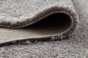 Kusový koberec Shaggy Berta hnedý 140x190cm