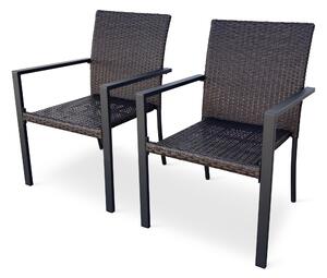 Záhradná ratanová stolička Wicker Pat 2 ks