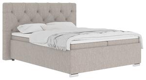 Manželská posteľ Boxspring 180 cm Morrea (sivohnedá) (s matracom). Vlastná spoľahlivá doprava až k Vám domov. 1033968