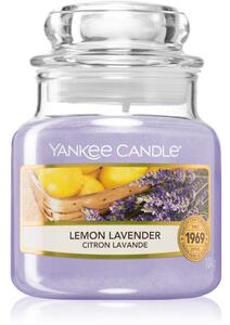 Yankee Candle Lemon Lavender vonná sviečka Classic malá 104 g