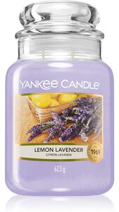 Yankee Candle Lemon Lavender vonná sviečka Classic malá 623 g