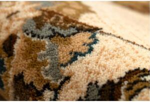 Vlnený kusový koberec Tari hnedý 235x350cm