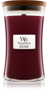 Woodwick Black Cherry vonná sviečka s dreveným knotom 609.5 g