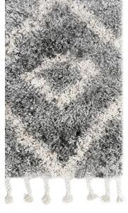 Kusový koberec shaggy Tizoc sivý 120x170cm