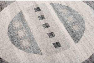 Kusový koberec Mel sivý kruh 150x150cm