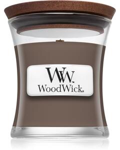 Woodwick Sand & Driftwood vonná sviečka s dreveným knotom 85 g