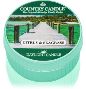 Country Candle Citrus & Seagrass čajová sviečka 42 g