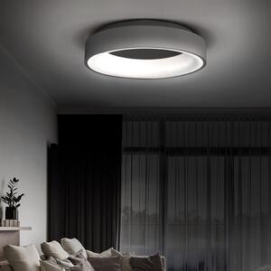 Solight Solight LED stropné svetlo okrúhle Treviso, 48W, 2880lm, stmievateľné, diaľkové ovládanie, sivá