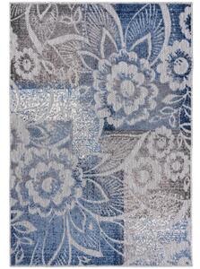 Kusový koberec Veľký kvet modrosivý 80x200cm