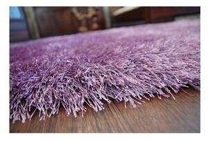 Luxusný kusový koberec Shaggy Love fialový 160x230cm