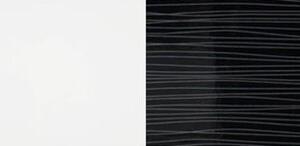 ArtMadex Šatníková skriňa Lux stripes Farba: Biela / čierny stripes