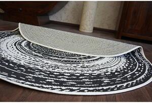 Kusový koberec Valon čierny kruh 120cm