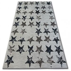 Kusový koberec PP Hviezdy hnedý 160x230cm