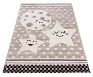 Detský kusový koberec Tri kamaráti béžový 80x150cm