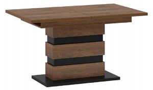 Jedálenský stôl Diram S (dub bolzano + čierna) (pre 6 až 8 osôb). Vlastná spoľahlivá doprava až k Vám domov. 1034110