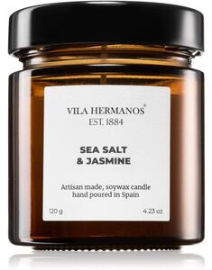 Vila Hermanos Apothecary Sea Salt & Jasmine vonná sviečka 120 g
