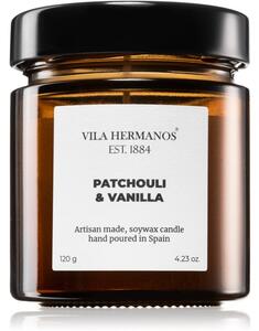 Vila Hermanos Apothecary Patchouli & Vanilla vonná sviečka 120 g