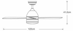 Lucci air 513075 - LED Stropný ventilátor LED/25W/230V 3000/4200/6500K + DO