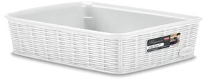 STEFANPLAST Úložný kôš Elegance M, biely