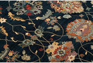 Vlnený kusový koberec Latica modrý 300x400cm