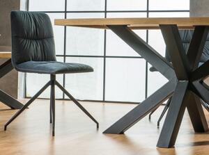 Jedálenský stôl CROSS / Dubová dýha Prevedenie: 75 x 90 x 180 cm