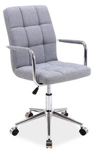 Sivá kancelárska stolička Q-022