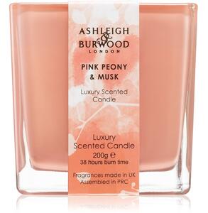 Ashleigh & Burwood London Life in Bloom Pink Peony & Musk vonná sviečka 200 g